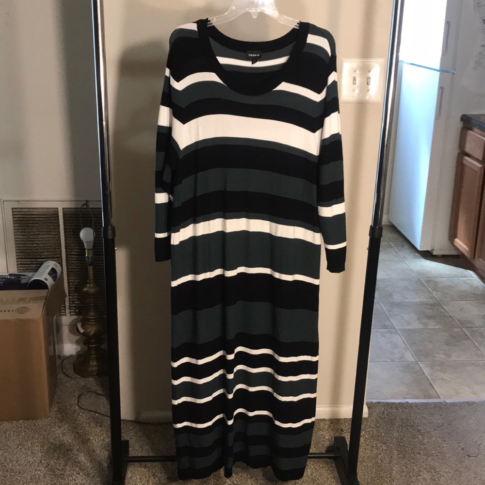 Knit maxi dress